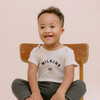 Ribbed Short Sleeve Milking It® Bodysuit, Organic Oat - Onesies - 5