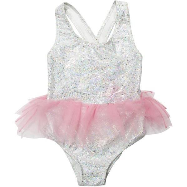 Isella One Piece Tutu, Glitter White
