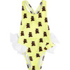 Pimenta Bears One-Piece, Yellow - One Pieces - 1 - thumbnail