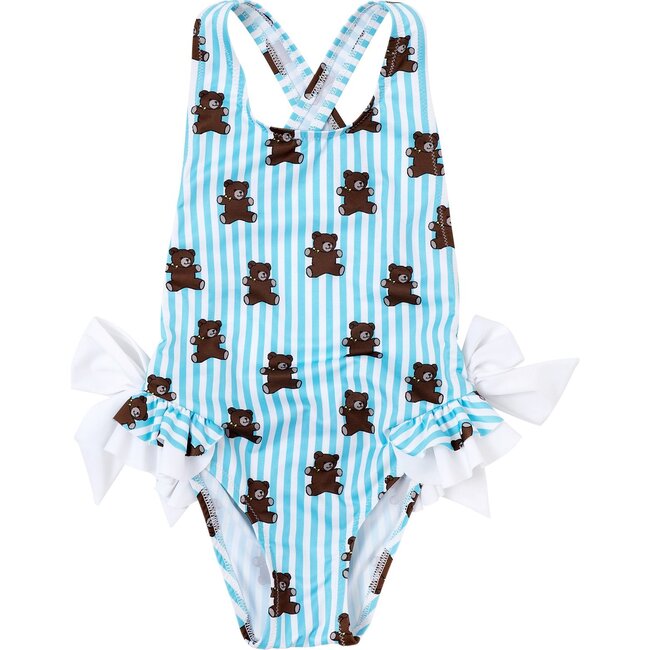 Pimenta Bears One-Piece, Blue - One Pieces - 1