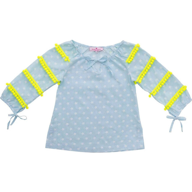 Juliette Cover up Shirt, Baby Blue - Cover-Ups - 1