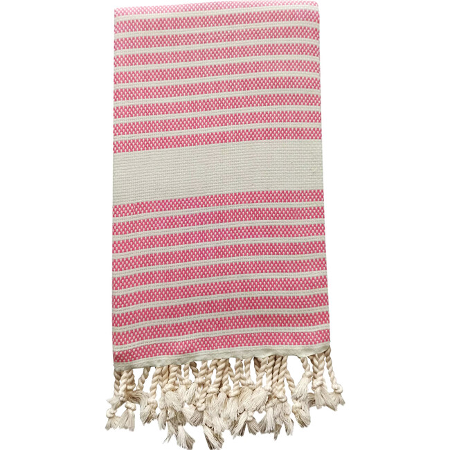 Bodrum Baby Beach Towel, Pink - Towels - 1