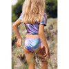 Martinique Short Sleeve Bikini, Blue - Two Pieces - 4