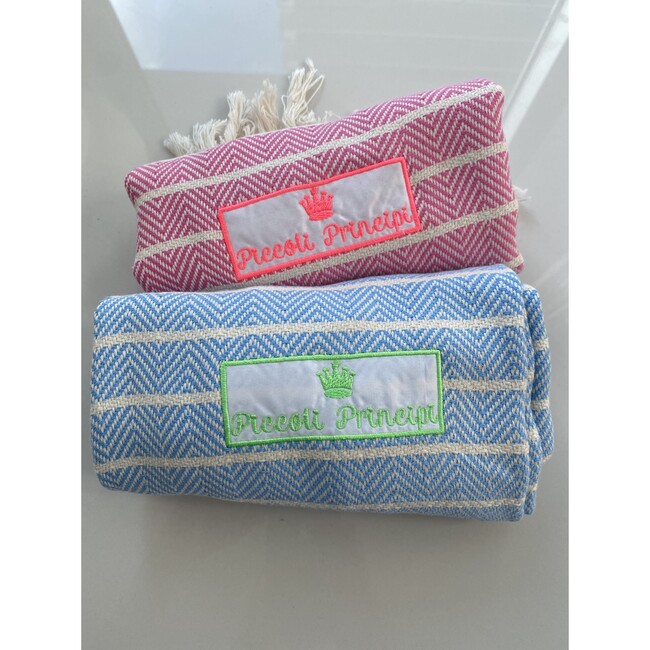 Bodrum Baby Beach Towel, Blue - Towels - 3