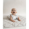 Non Weighted Tummy Sleeper Wearable Lovey Blanket, White and Gray - Blankets - 5