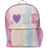 Tie Dye LOVE Backpack and Lunch Bag Set, Lavender - Backpacks - 2