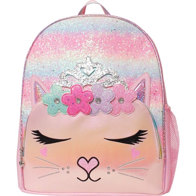 Miss Bella Flower Crown Backpack and Lunch Bag Set, Pink - Backpacks - 2
