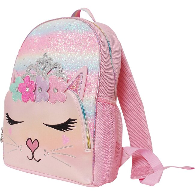 Miss Bella Flower Crown Backpack and Lunch Bag Set, Pink - Backpacks - 4