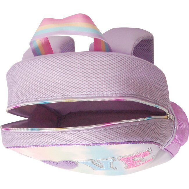 Tie Dye LOVE Backpack and Lunch Bag Set, Lavender - Backpacks - 6