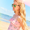 Isadora Ruffle One Piece, Pink Salt Rainbow - One Pieces - 4