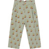 Emu Trousers, Soft Green Birds - Pants - 1 - thumbnail