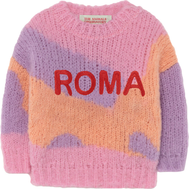 City Bull Baby Sweater, Pink Roma