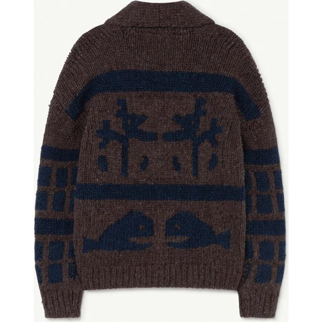 Raven Cardigan, Brown - Cardigans - 3