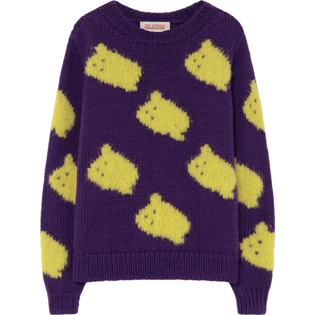 Arty Bull Sweater, Purple