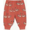 Dromedary Baby Trousers, Red Swans - Pants - 2