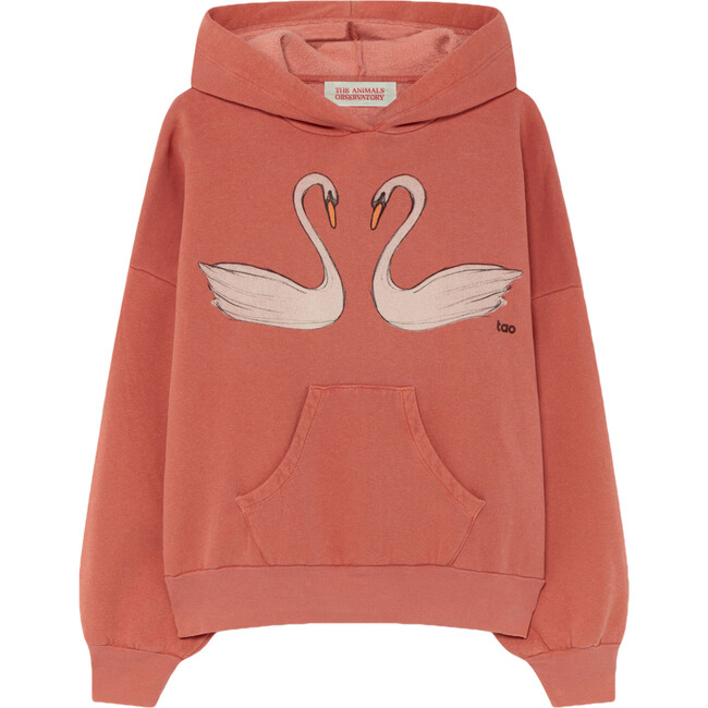 Beaver Sweatshirt, Red Swans