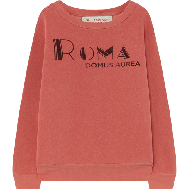 Bear Sweatshirt, Red Roma