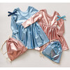 Liza Lame Dress, Dusty Blue Metallic - Dresses - 6