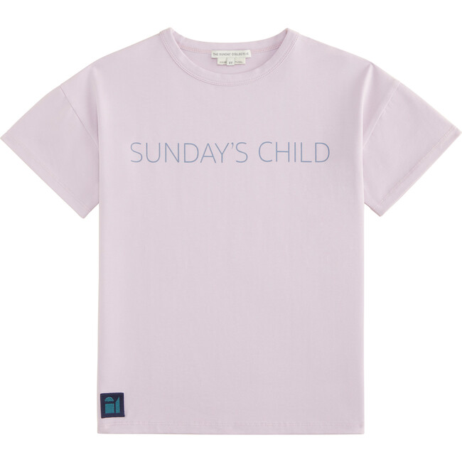 Sundays Child Tee, Lavender Frost
