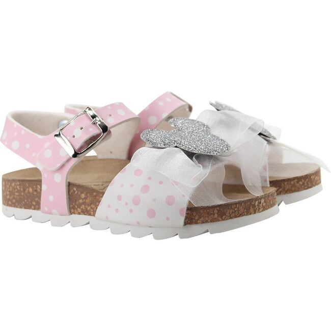 Minnie Motif Sandals, Pink - Sandals - 1