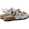 Mickey Print Sandals, White - Sandals - 2