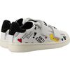 Tweety Velcro Sneakers, White - Sneakers - 2 - thumbnail
