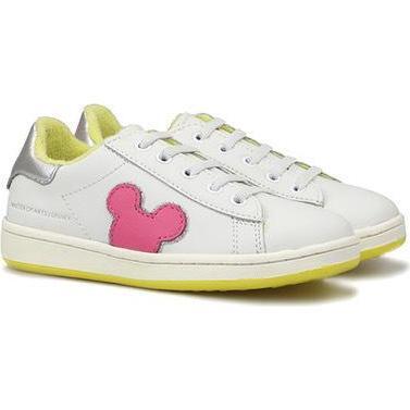 Lemon Mickey Sneakers, White