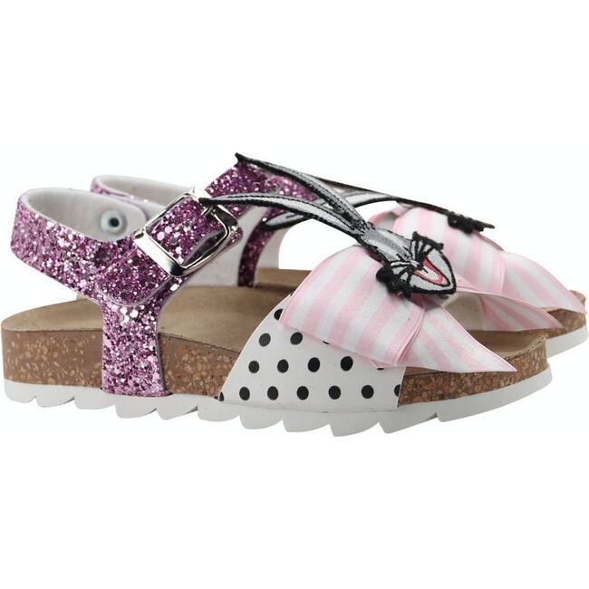 Glitter Bugs Sandals, Pink - Sandals - 1