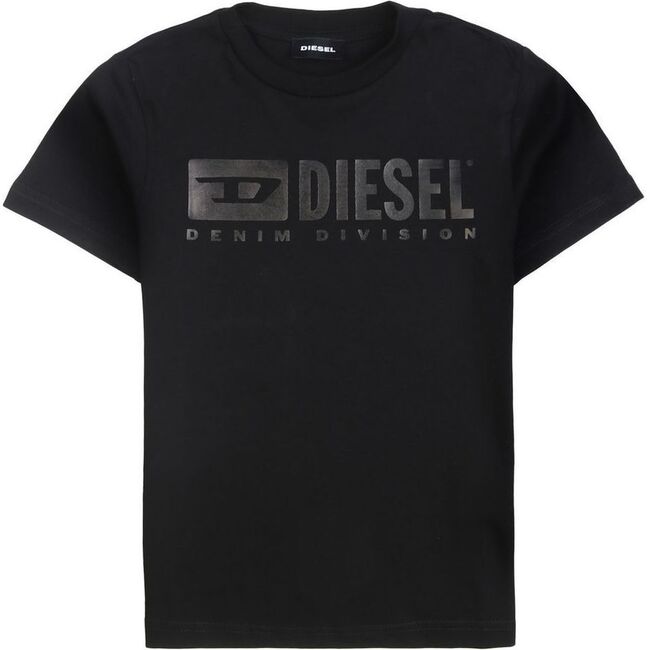Logo T-Shirt, Black - Tees - 1