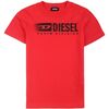 Logo Print T-Shirt, Red - Tees - 1 - thumbnail
