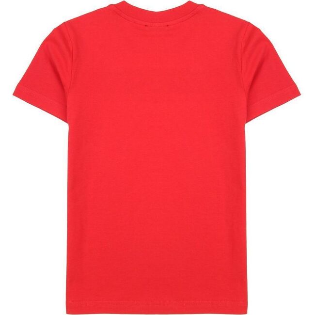Logo Print T-Shirt, Red
