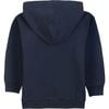 Logo Hooded Sweatshirt, Navy - Sweatshirts - 2