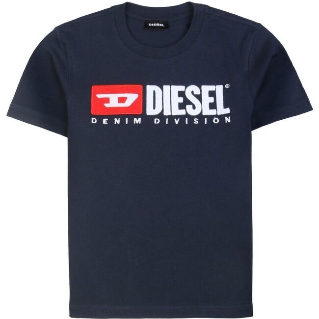 Embroidered Logo T-Shirt, Navy