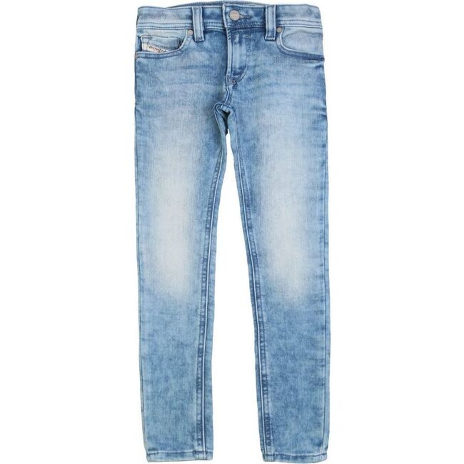 Bleach Jeans, Light Blue - Jeans - 1