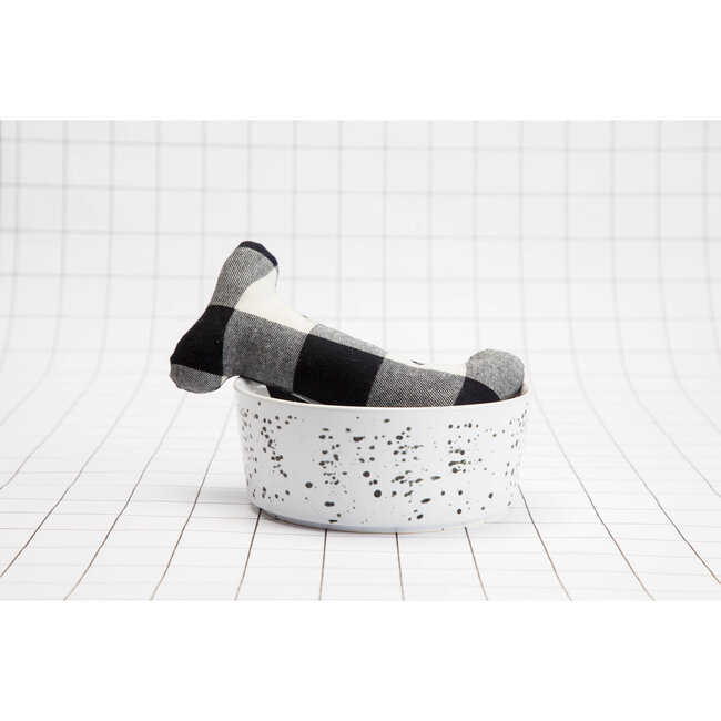 Splash Dog Bowl Bowl, Black and White - Pet Bowls & Feeders - 2