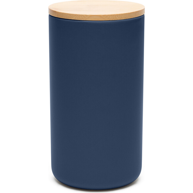 Simple Solid Dog Treat Jar, Royal Blue