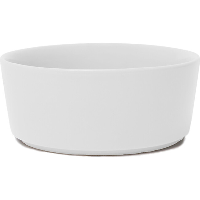 Simple Solid Dog Bowl, Light Grey