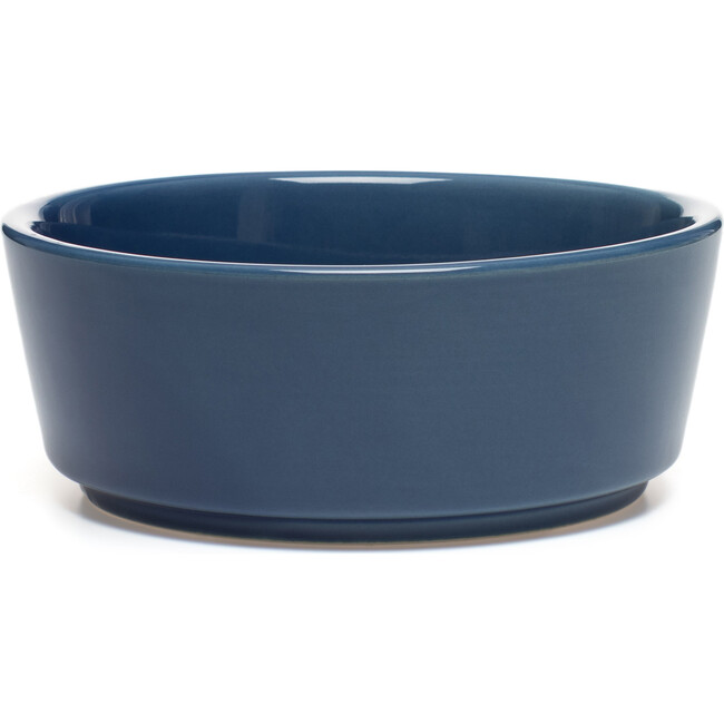 Simple Solid Dog Bowl, Royal Blue