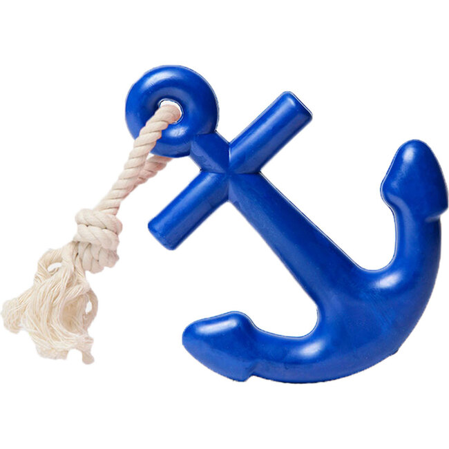 Anchors Aweigh Dog Toy, Navy