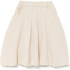 Quilt & stitch Skirt, Cream - Skirts - 2