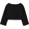 Quilt & Stitch Crop Top, Black - Tees - 2