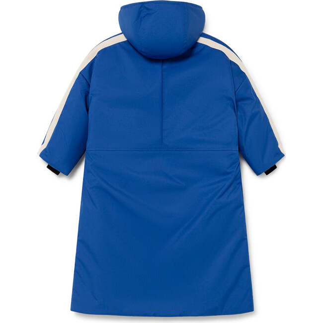 Quilted Street Coat, Blue Klein