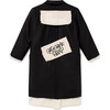 Blackboard Straight Coat, Black - Wool Coats - 2