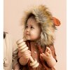 Lennon Lion Bonnet with Faux Fur, Cinnamon - Hats - 2