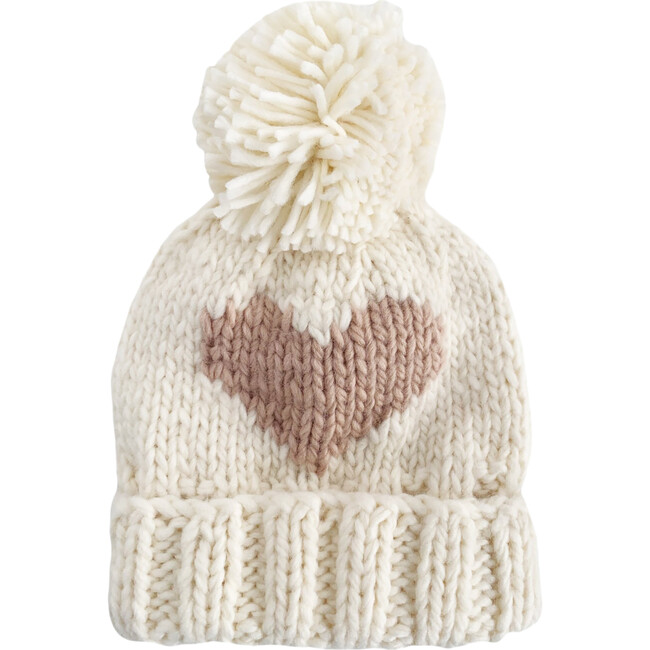 Large Heart Hat, Blush - Hats - 1
