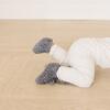 Classic Newborn Booties, Zinc - Booties - 3