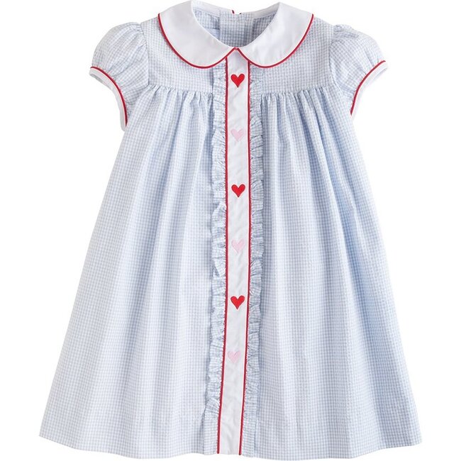 Ruffled Sally Dress, Hearts - Dresses - 1