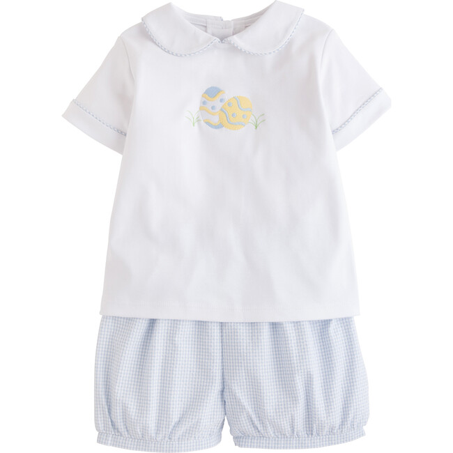 Applique Peter Pan Short Set, Easter Egg - Mixed Apparel Set - 1