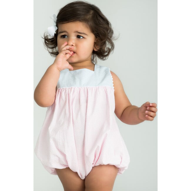 Madison Seersucker Bubble, Light Pink - Onesies - 2