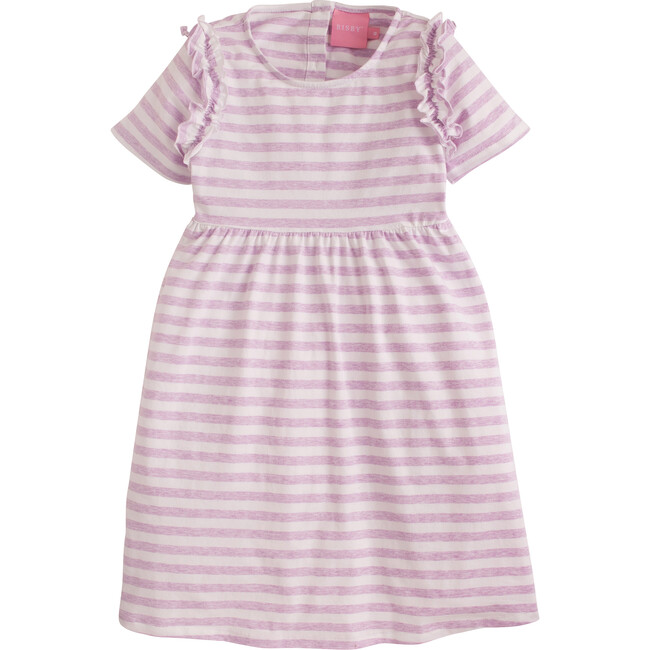 Helen Dress, Lavender Stripe - Dresses - 1